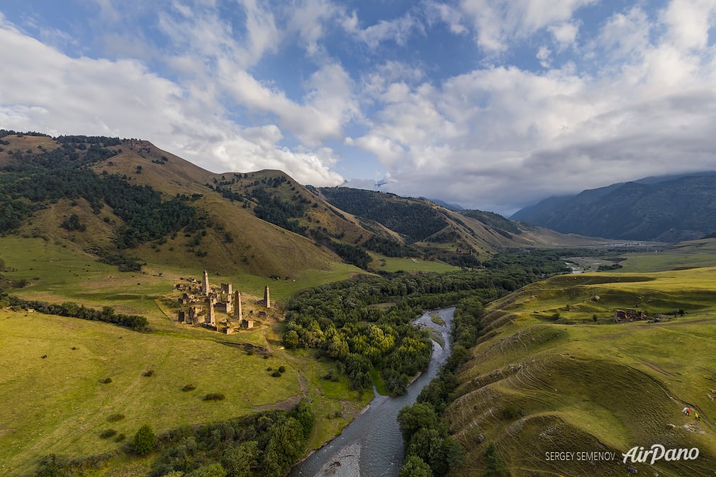 The Targim tower complex, located in the ancient Targim Gorge
