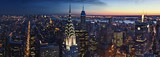 美国 纽约 曼哈顿的日落与黄昏景观