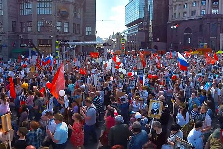 莫斯科 不朽军团游行—2016年5月9日