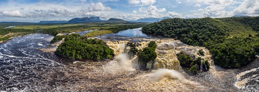 委内瑞拉 卡奈玛礁湖 第一部分 乌凯玛瀑布
