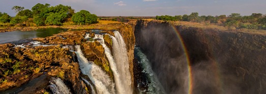 非洲明珠 赞比亚-津巴布韦 维多利亚瀑布 