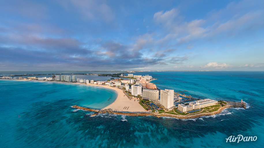 Cancun from above