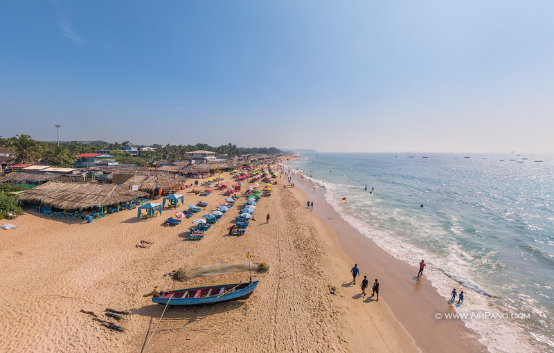 Calangute Beach. Northern Goa, India