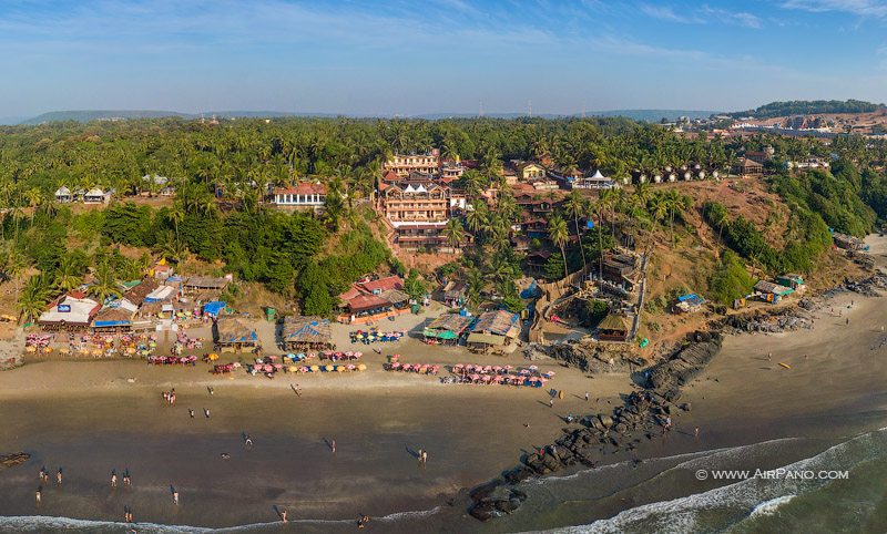 Vazran (Small Vagator) Beach. Northern Goa, India