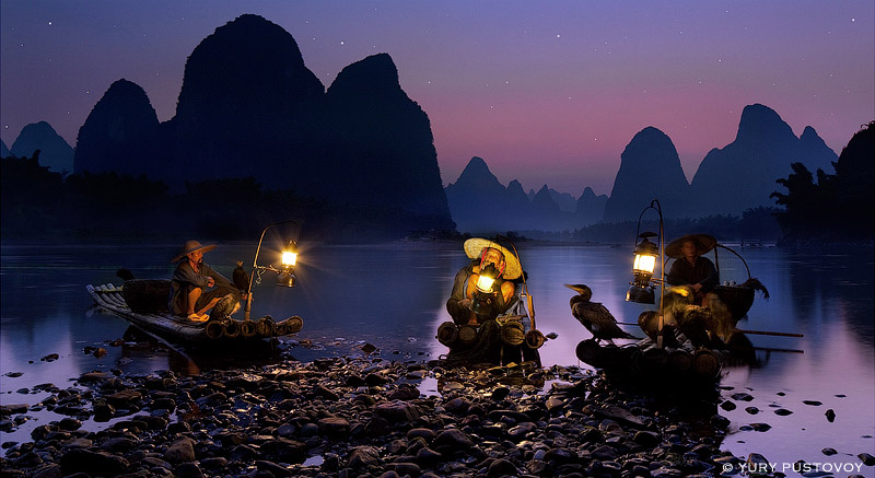 Fishermen on the Li river