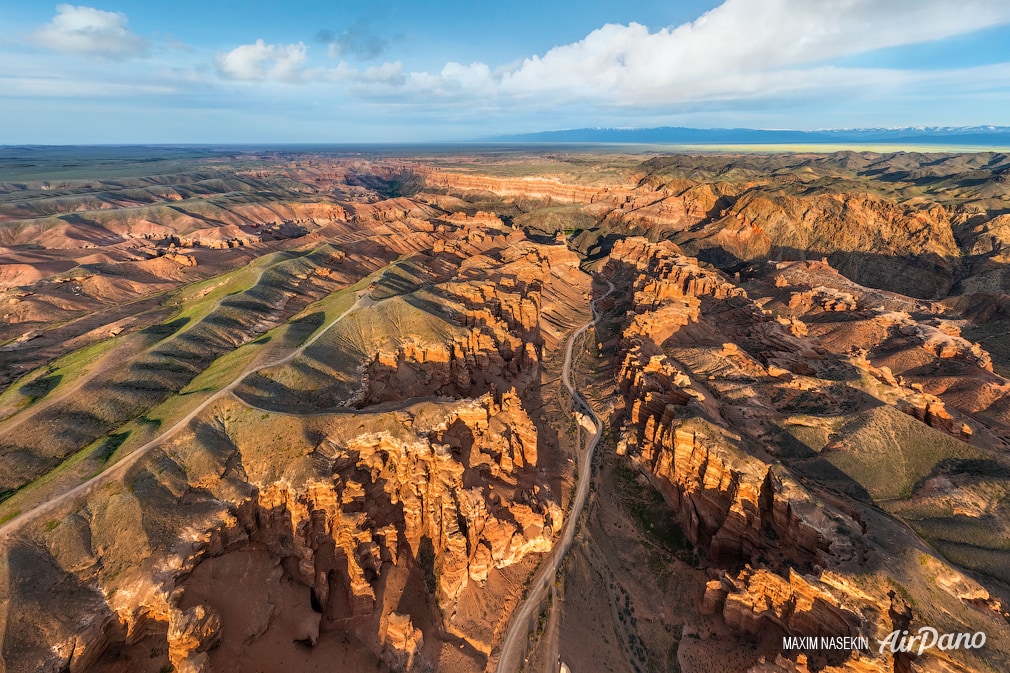 Charyn Canyon from above