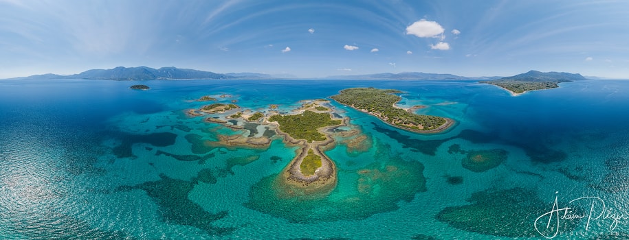 Panorama of Lichades Islands