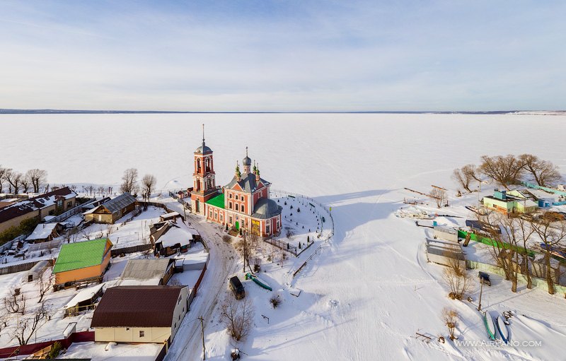 Forty Martyrs Church in winter