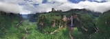 委内瑞拉 青龙瀑布和科尔蒂纳瀑布