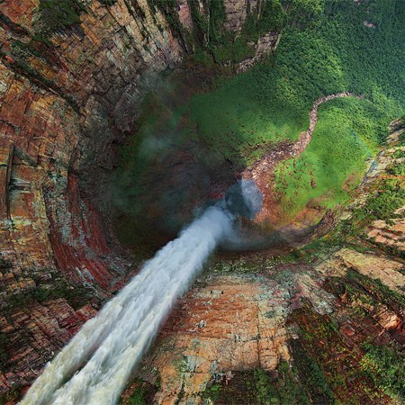 委内瑞拉 青龙瀑布和科尔蒂纳瀑布