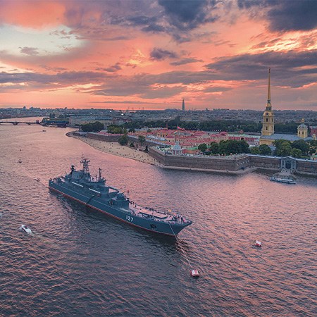 俄罗斯海军阅兵彩排—2017