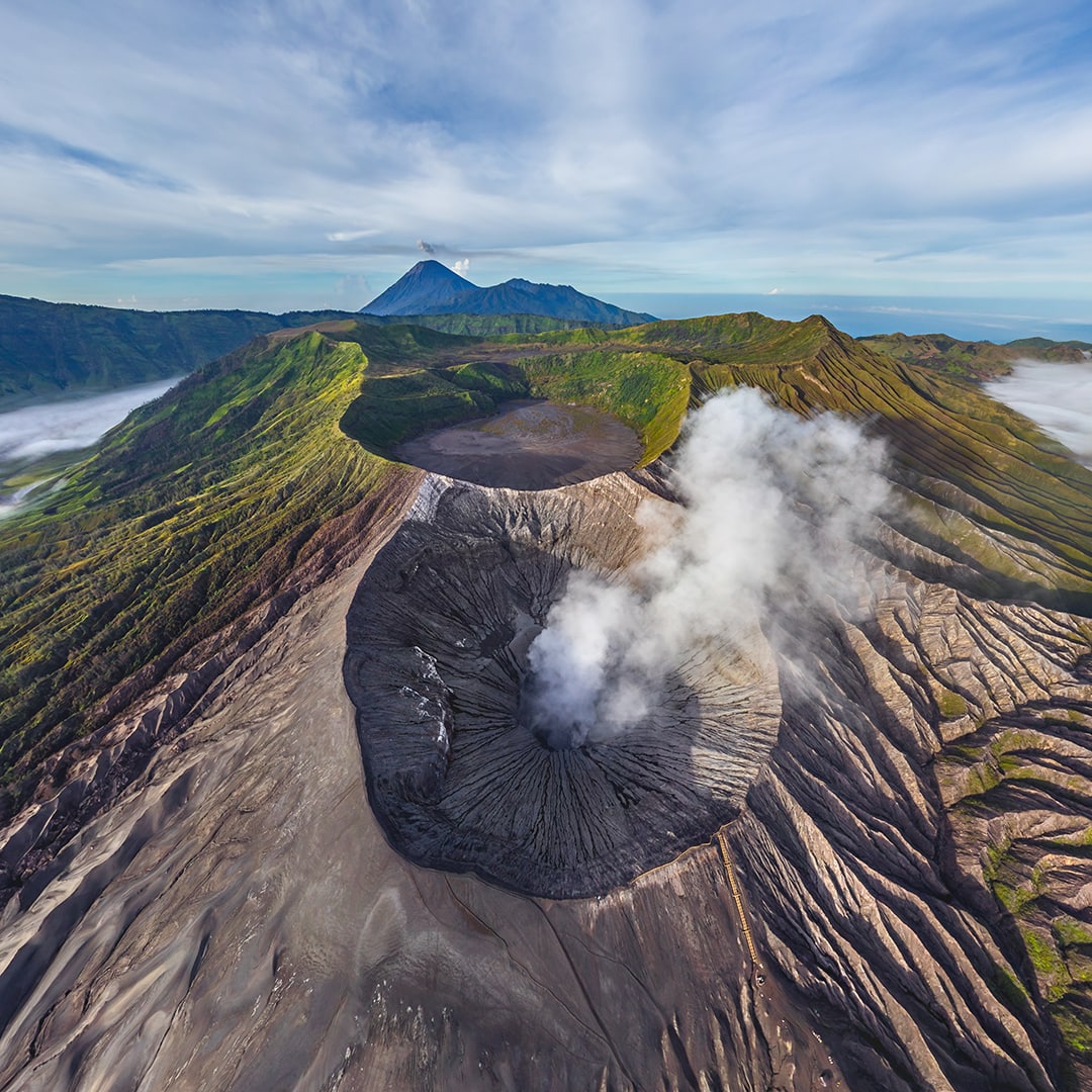360 Virtual Tour №2. Bromo Volcano, Java Island, Indonesia