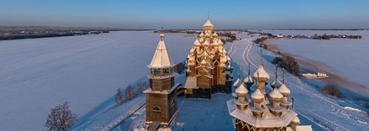 俄罗斯 卡累利阿 冬天的基日